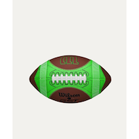 Wilson GST Hylite Speedskin Junior Kids' Football, Composite, Brown Front_Flat