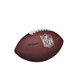 Wilson NFL Stride Youth Composite Leather Football, Composite, Brown Front_Three_Fourths_Angled_Right