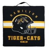 Coussin pour gradins Tiger Cats de Hamilton de la LCF, noir, 16 po Front_Flat