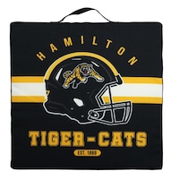 Coussin pour gradins Tiger Cats de Hamilton de la LCF, noir, 16 po Front_Flat
