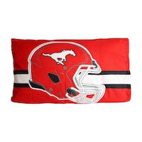 CFL Calgary Stampeders Reversible Pillow Case Set, Red, 2-pk