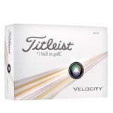 Titleist Velocity Golf Balls, 12-pk, White Front_Angled_Right