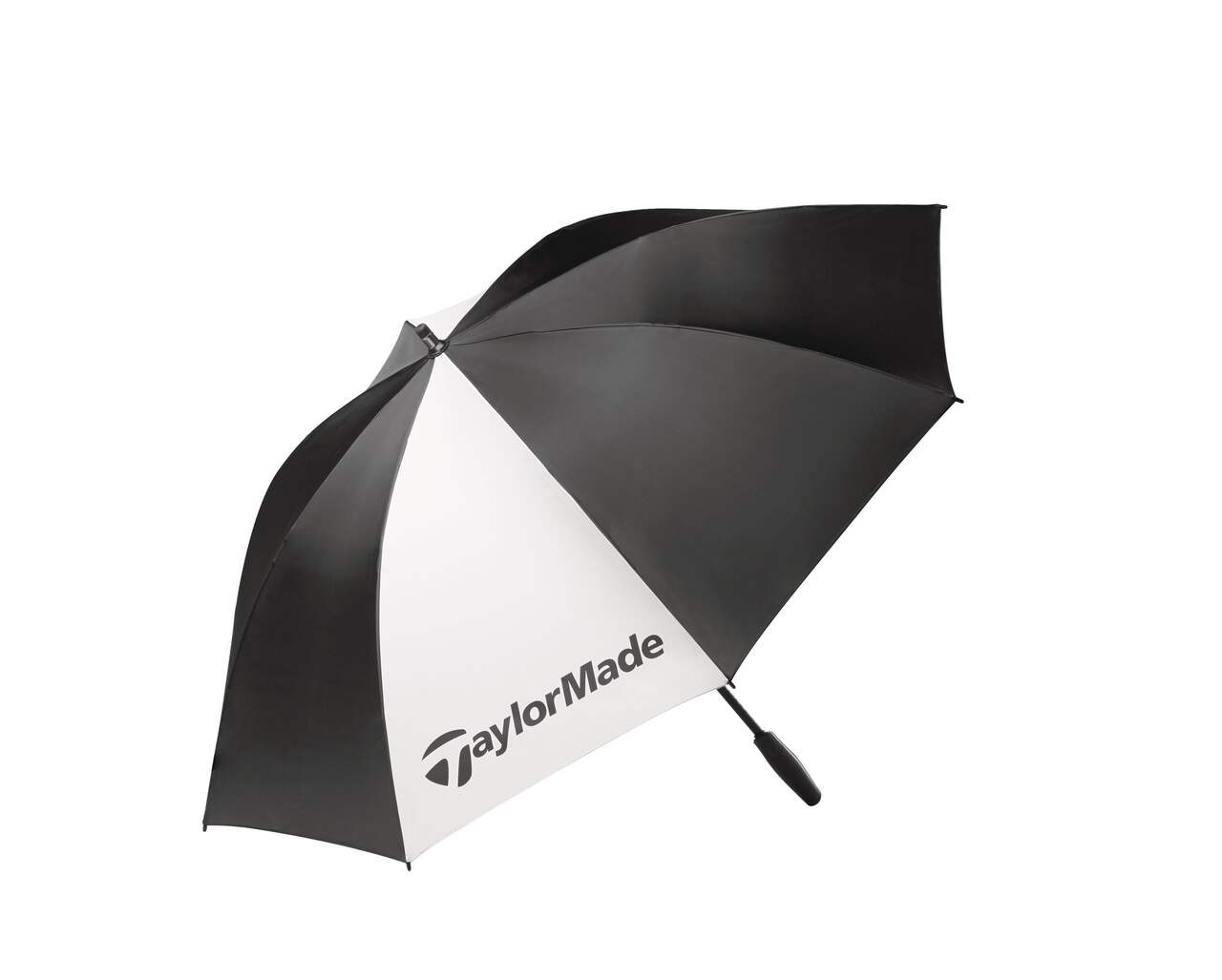 TaylorMade 68-inch Auto Open Vented Golf Umbrella, Black/White