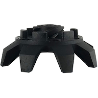 Crampons de golf de rechange Softspikes Black Widow (Fast Twist 3.0) Front_Elevated