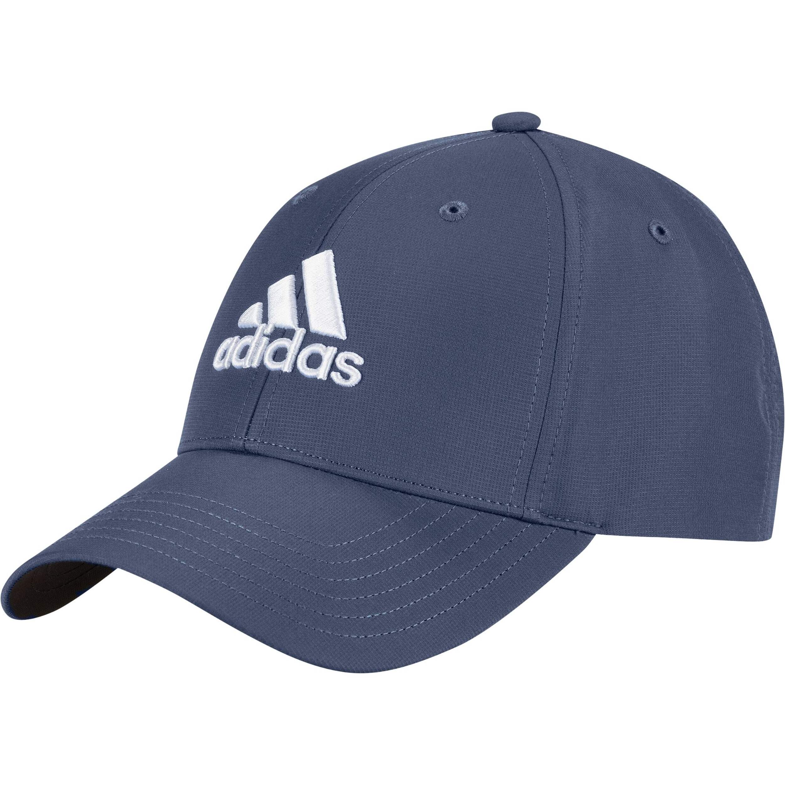 Casquette de golf Adidas Performance unisexe, taille unique, bleu marine Front_Three_Fourths_Angled_Left