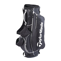 Sac de golf sur pied TaylorMade 5.0, noir Front_Angled_Left