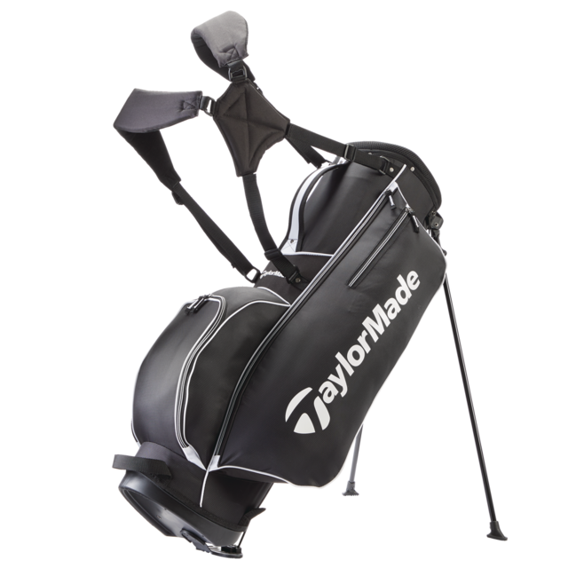 TaylorMade 5.0 4Way AntiSplit Golf Stand Bag with Trunk Handle, Black