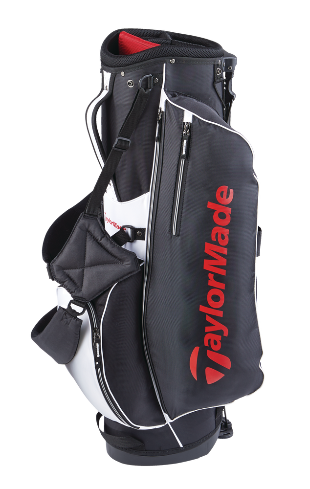 TaylorMade 5.0 Golf Stand Bag, Black/White/Red Canadian Tire