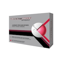 Balles de golf rapides TaylorMade RocketBallz, paq. 12, blanc Front_Angled_Left