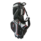 Sac de golf sur pied PowerBilt à 14 divisions, rouge/anthracite/noir Front_Angled_Right