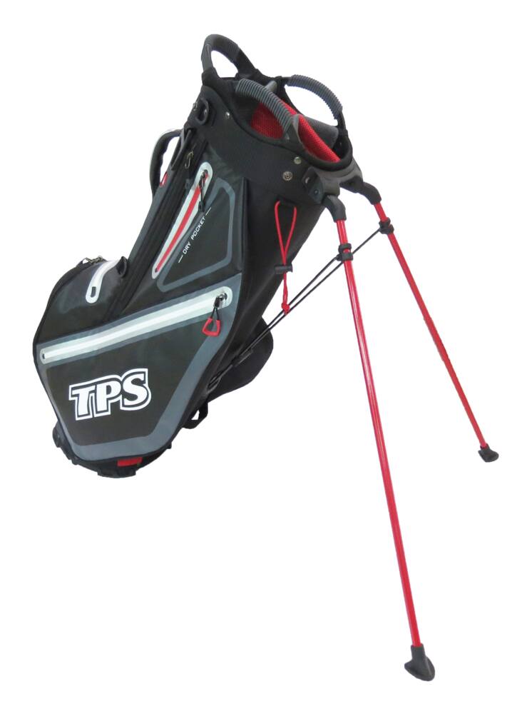 PowerBilt 14-Way Top Golf Stand Bag, Red/Charcoal/Black