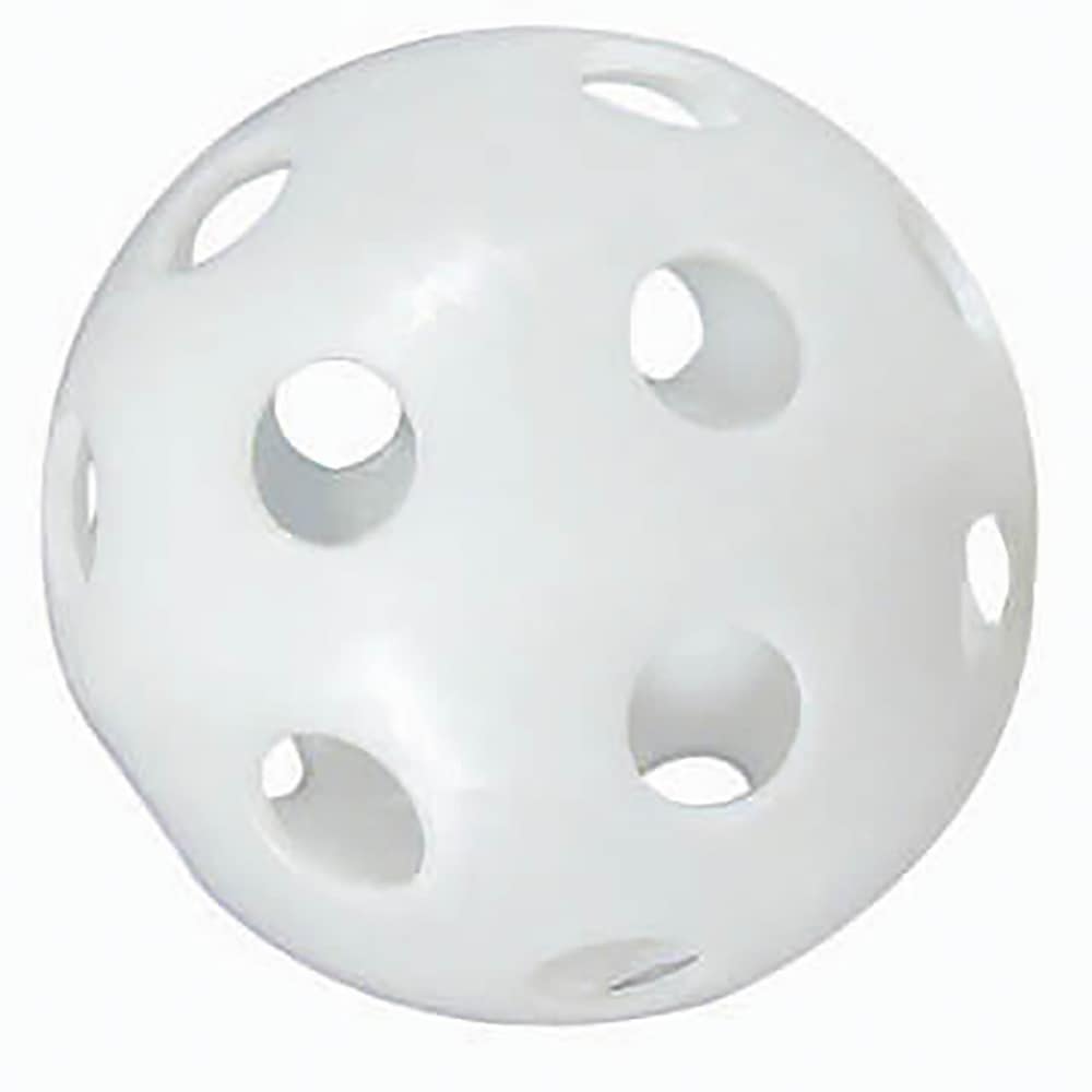 PrideSports Perforated Plastic Practice Golf Balls, Lightweight, 12pk