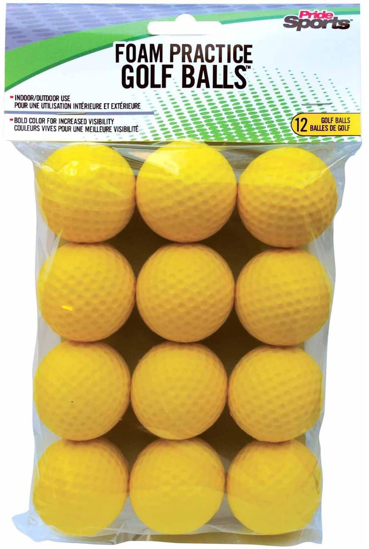 1 pièces balles de Golf balles souples colorées intérieur maison pratique  balle Sport salle d'exercice balles en mousse taille Standard balles de  Golf durables - Type fluorescent green