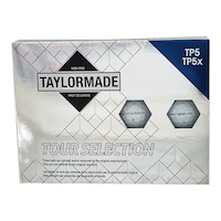 Balles de golf recyclées TaylorMade TP5/X, blanc, paq. 12 Front_Flat