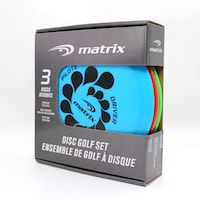Matrix Beginner Disc Golf Set, 3-pc Front_Three_Fourths_Angled_Left