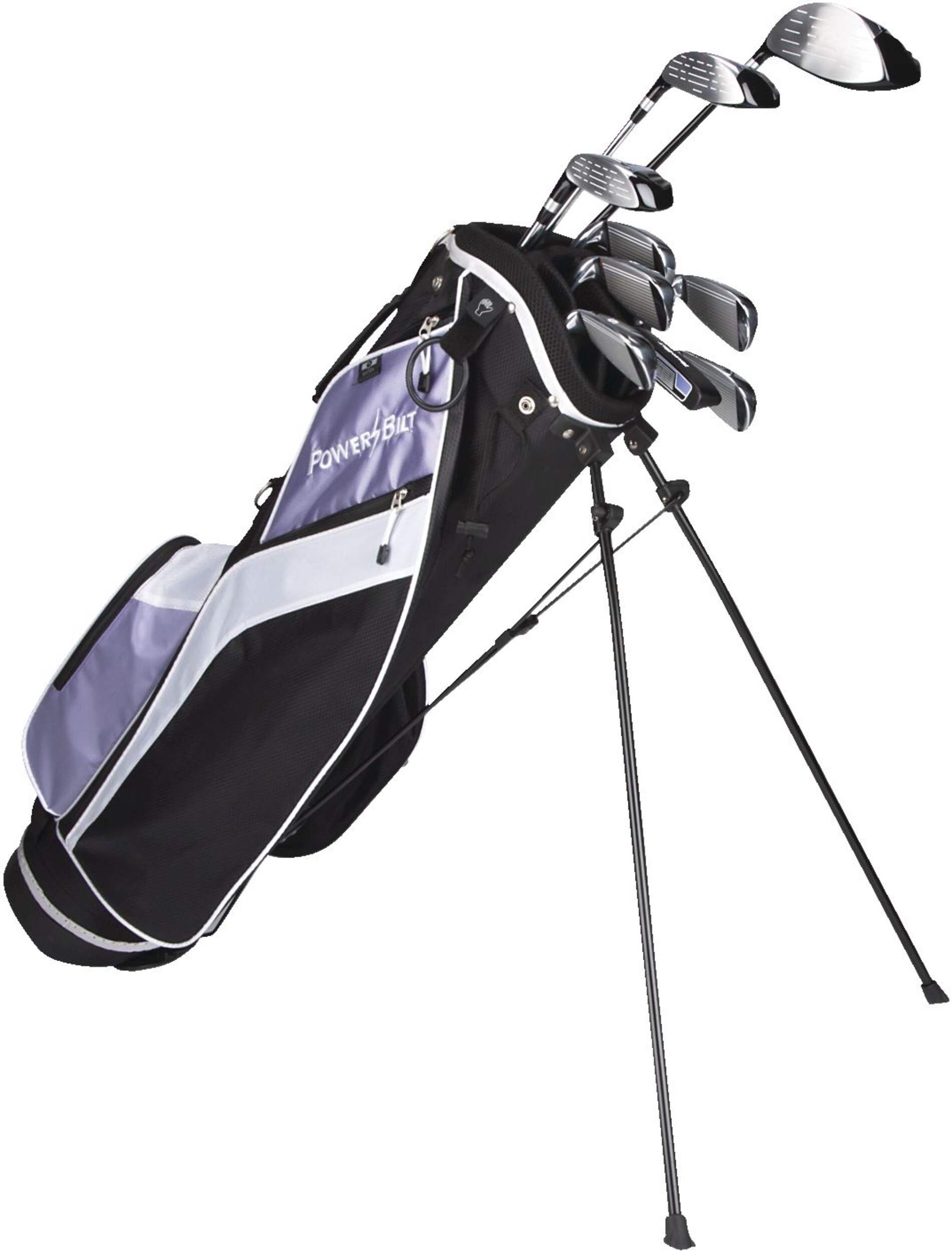PowerBilt TourBilt Women's Golf Club Set, Lightweight, LeftHand, Black