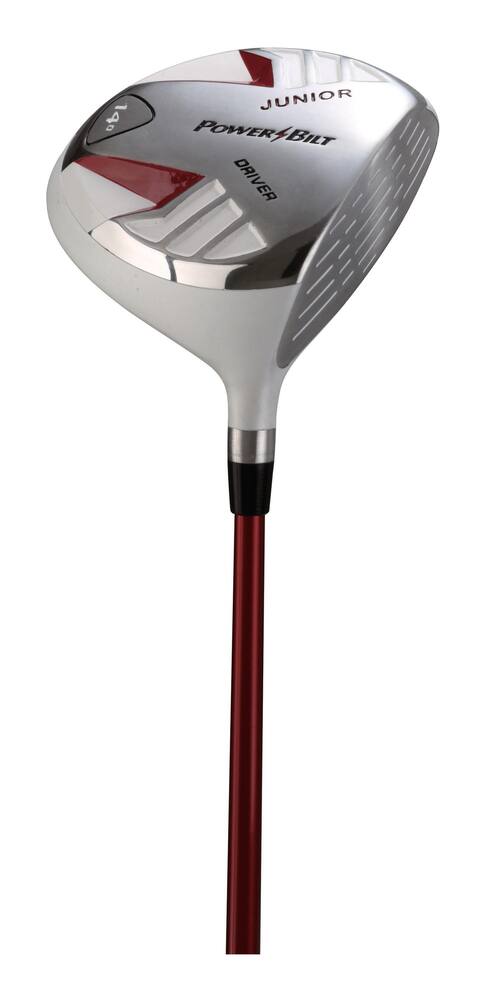 PowerBilt Junior Tour Golf Club Set, Lightweight, For Ages 9-12,  Right-Hand, Red