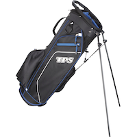 Sac de golf sur pied PowerBilt Century à 7 divisions, noir/bleu