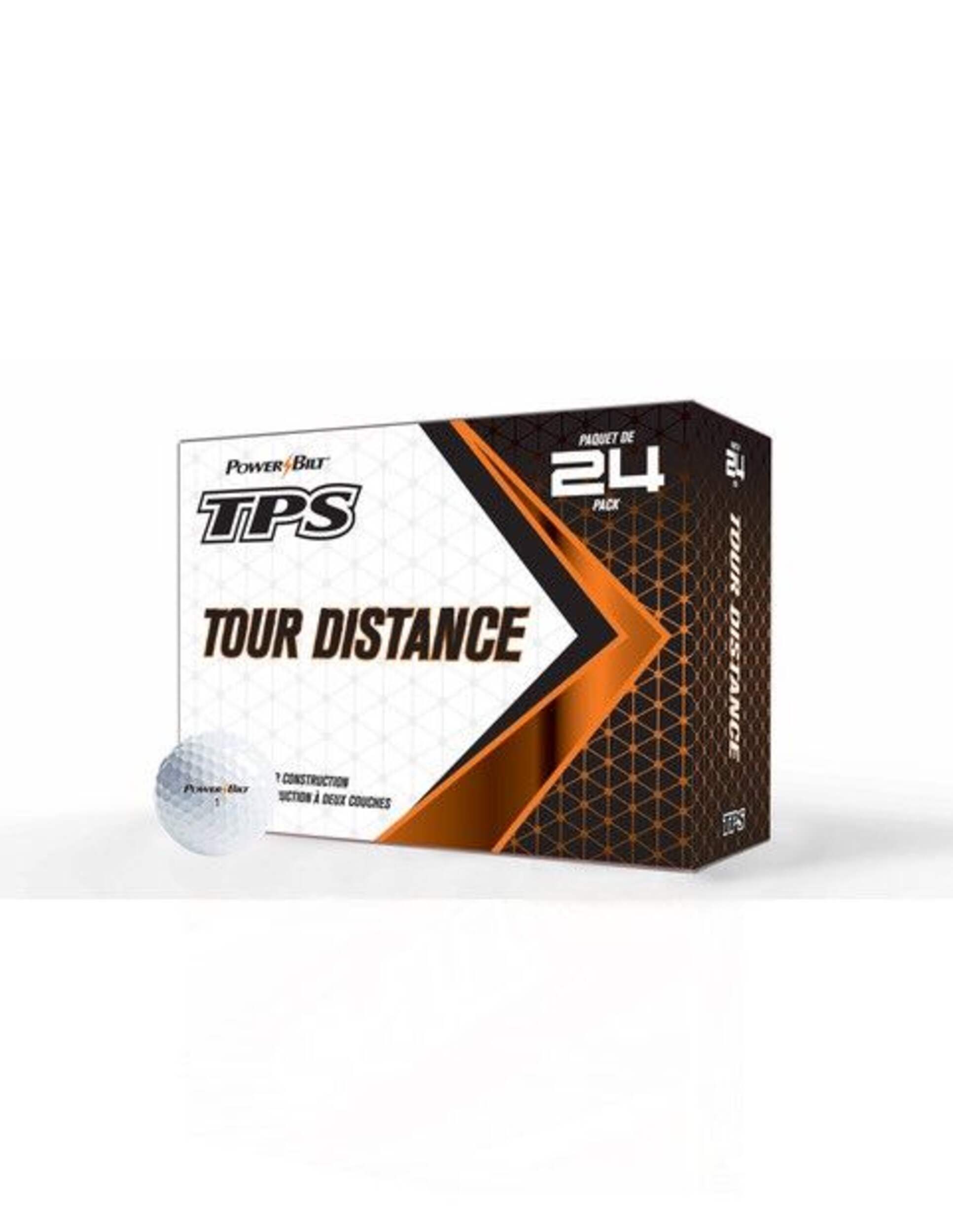 PowerBilt TPS Distance Golf Balls, White, 24-pk Composite_or_Mixed