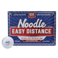 Balles de golf TaylorMade Noodle Easy Distance, blanc, paq. 12 Front_Flat