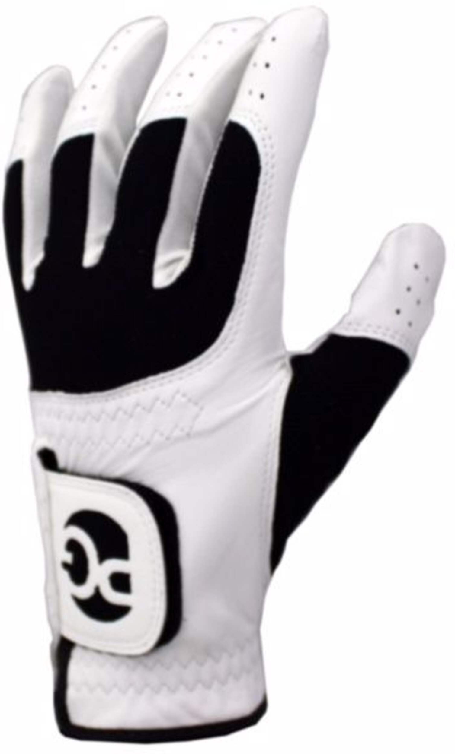 PGSI Professional Cabretta Men's Golf Glove, One Size, White, Left Hand Back_Flat