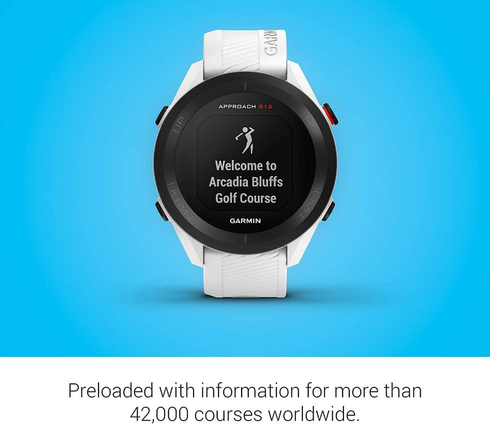 Garmin Approach S12 GPS Golf Smartwatch, White | Canadian Tire