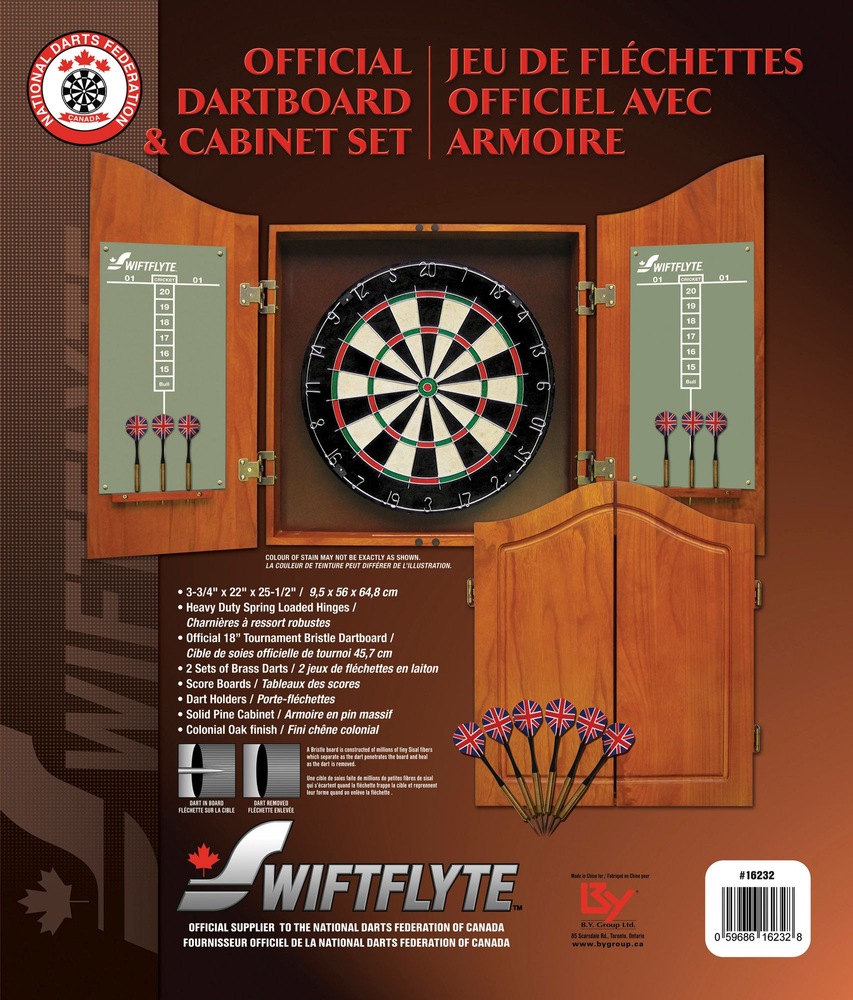 Swiftflyte Dartboard & Set Canadian Tire