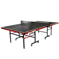 Ensemble de tennis de table/ping-pong pliable avec filet, balles et raquettes Swiftflyte Smash Front_Three_Fourths_Angled_Left