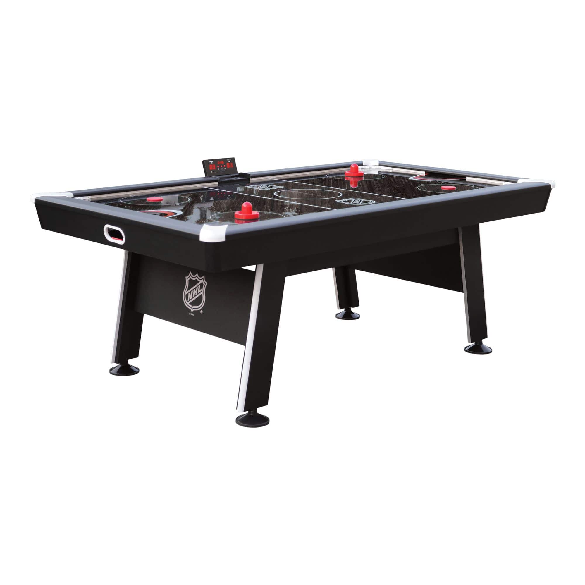 NHL Attacker Hover Air Hockey Game Table w/ Electronic Scoreboard, Pucks and Pushers, 84-in Canadian Tire