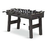 EastPoint Fairmont Foosball Soccer Game Table with 2 Balls, Wood Finish, 48-in Front_Three_Fourths_Angled_Left