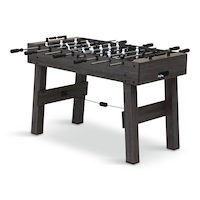 EastPoint Fairmont Foosball Soccer Game Table with 2 Balls, Wood Finish, 48-in