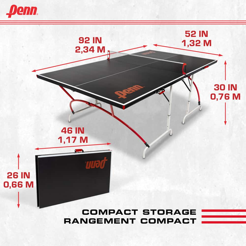 Penn MidSized Easy Setup Table Tennis, 4.6ft x 8ft Canadian Tire