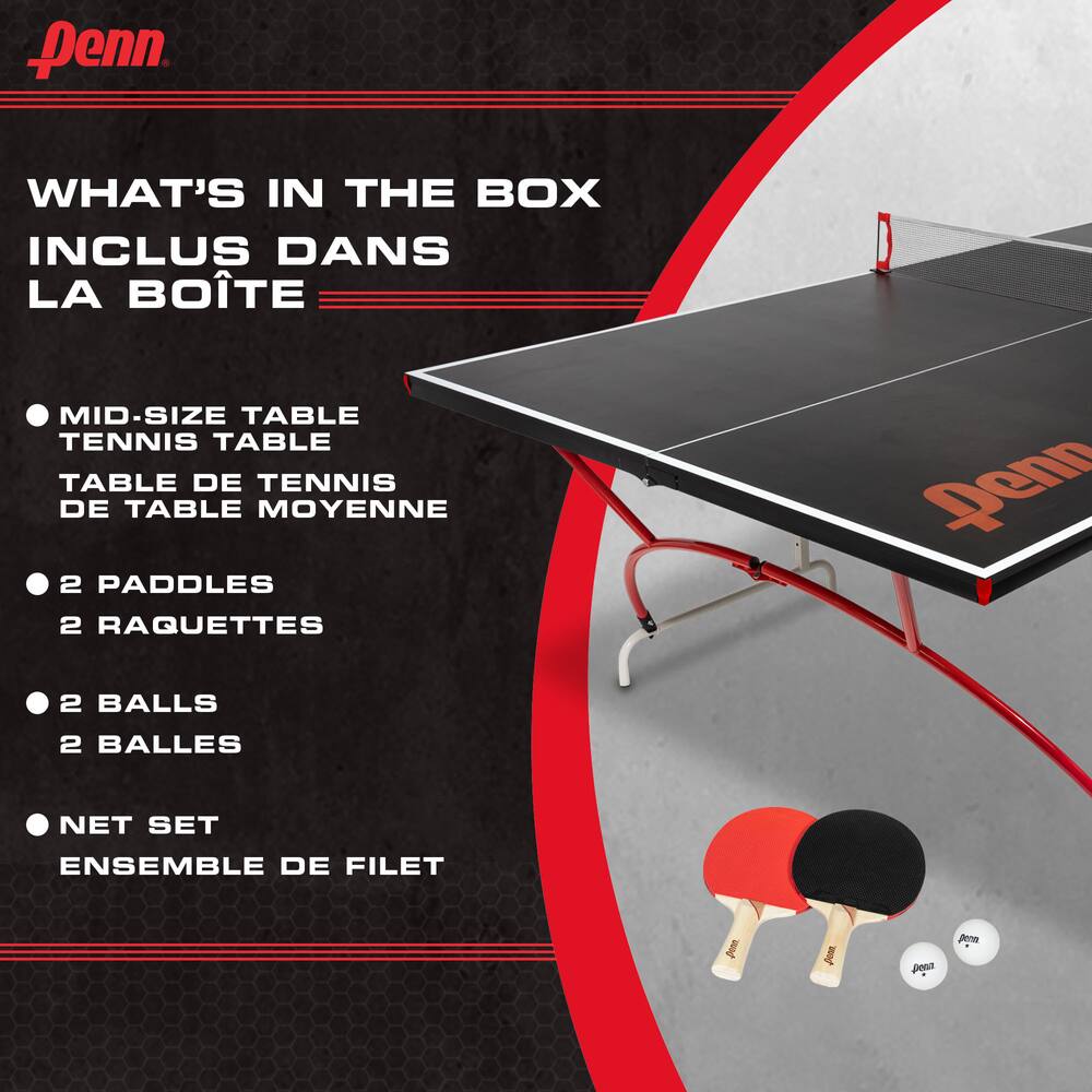 Penn MidSized Easy Setup Table Tennis, 4.6ft x 8ft Canadian Tire