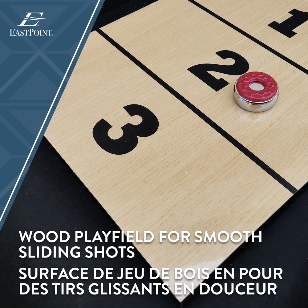 Eastpoint Sports Indoor Shuffleboard Game Table, 9ft Canadian Tire