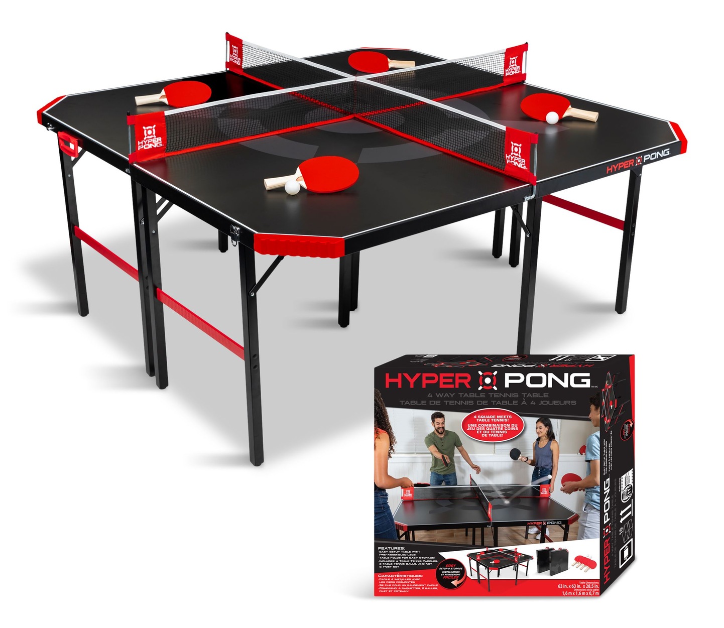 EastPoint Sports Hyper Pong 4Way Table Tennis Table Canadian Tire