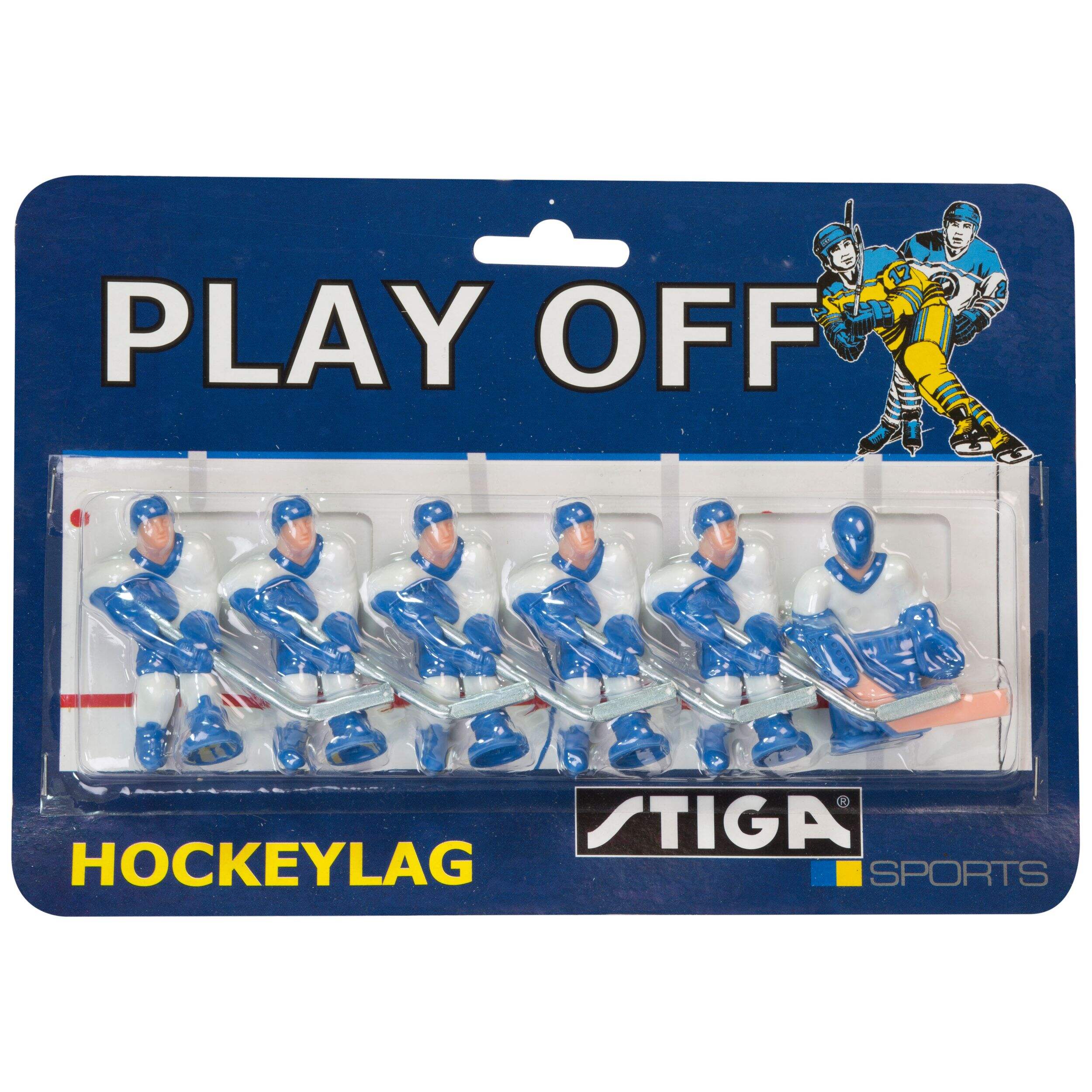 Stiga Finland Replacement Players Team Pack for Table Top Rod Hockey Game, 6-pk Front_Flat