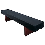 Hathaway Games Shuffleboard Synthetic Leather Table Cover for 12-ft Shuffleboard Table, Black Front_Angled_Right
