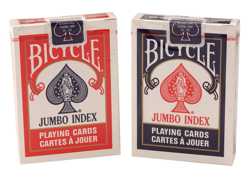 bicycle playing cards jumbo