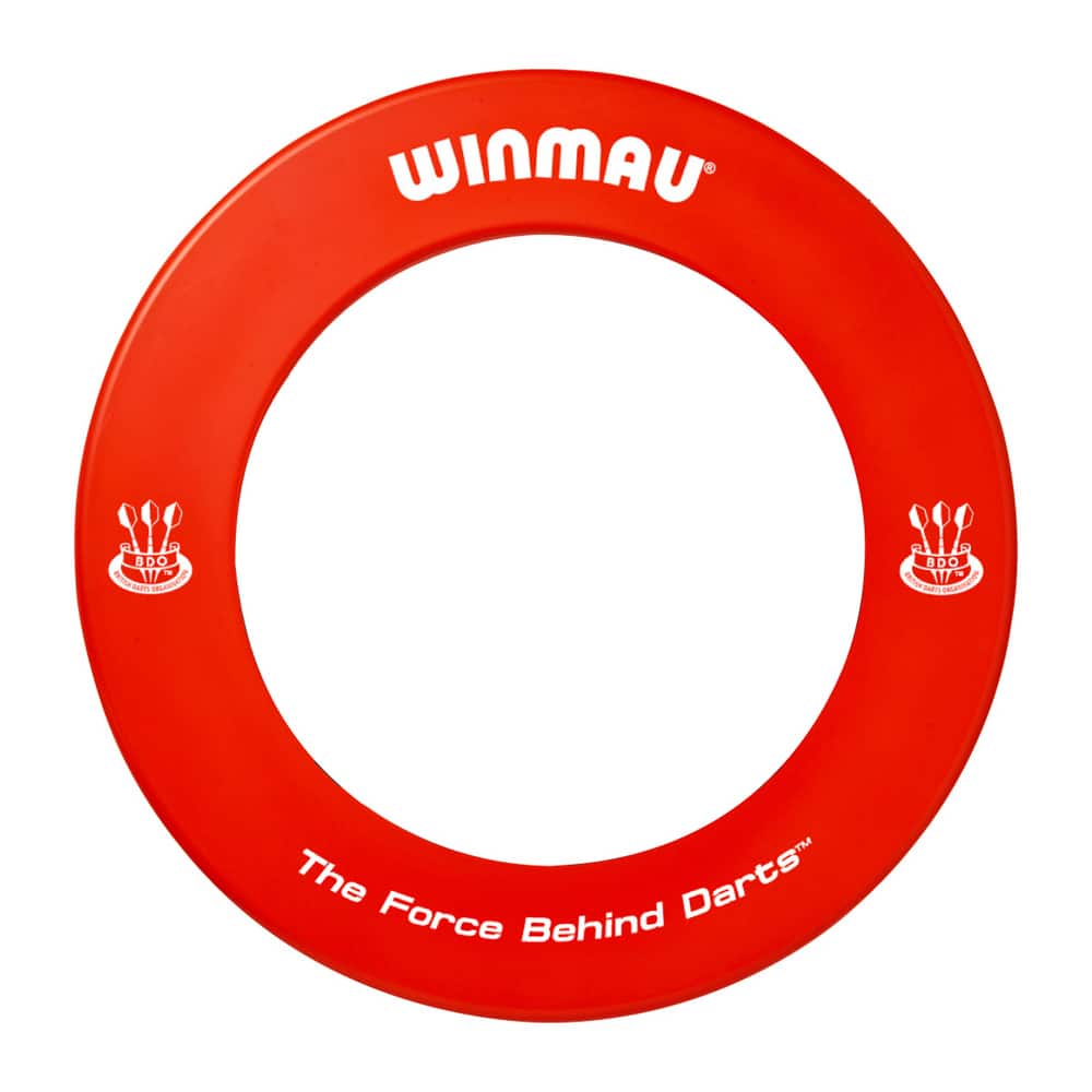Red Winmau one-piece Dartboard surround