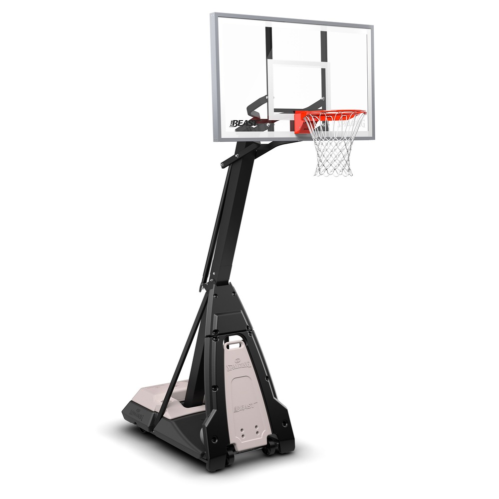 Spalding The Beast Tempered Glass Portable Adjustable Basketball