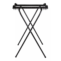 Stiga Height-Adjustable Folding Game Stand For Table Top Rod Hockey & Soccer Games Front_Elevated