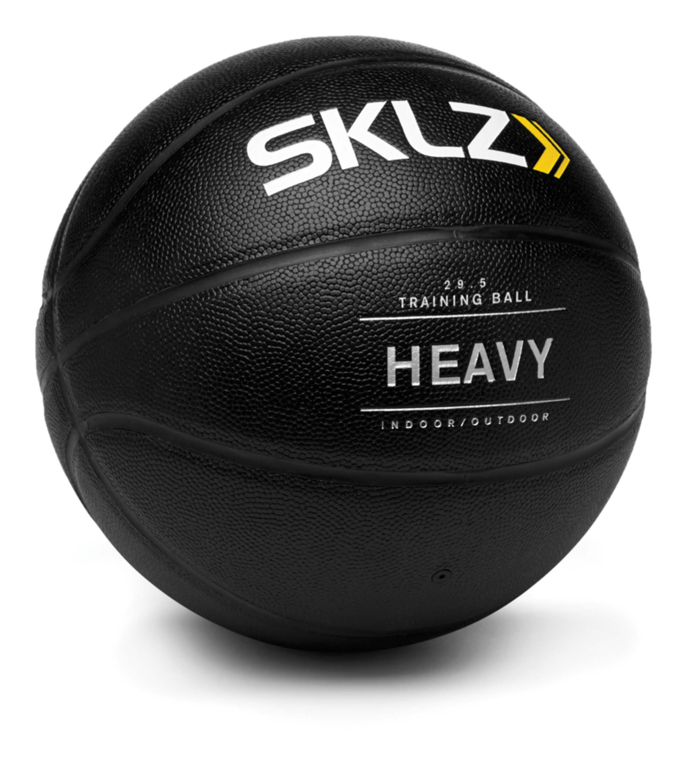 SKLZ Heavy Weight Control Indoor/Outdoor Training Basketball For Strength & Ball Handling, 3-lbs Front_Three_Fourths_Angled_Right