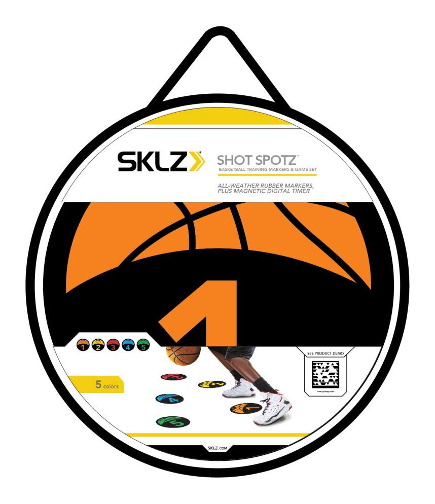 Digital Basketball Training Markers & Game Set SKLZ Basketball Shot Spotz 