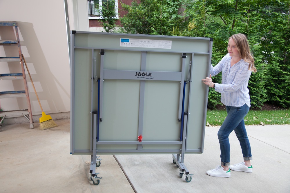 Table de tennis/pingpong pliable intérieur/extérieur JOOLA Nova DX