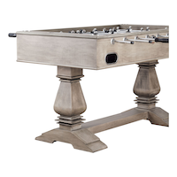 Hathaway Montecito Foosball Soccer Game Table, Driftwood Finish, 55-in Front_Angled_Left