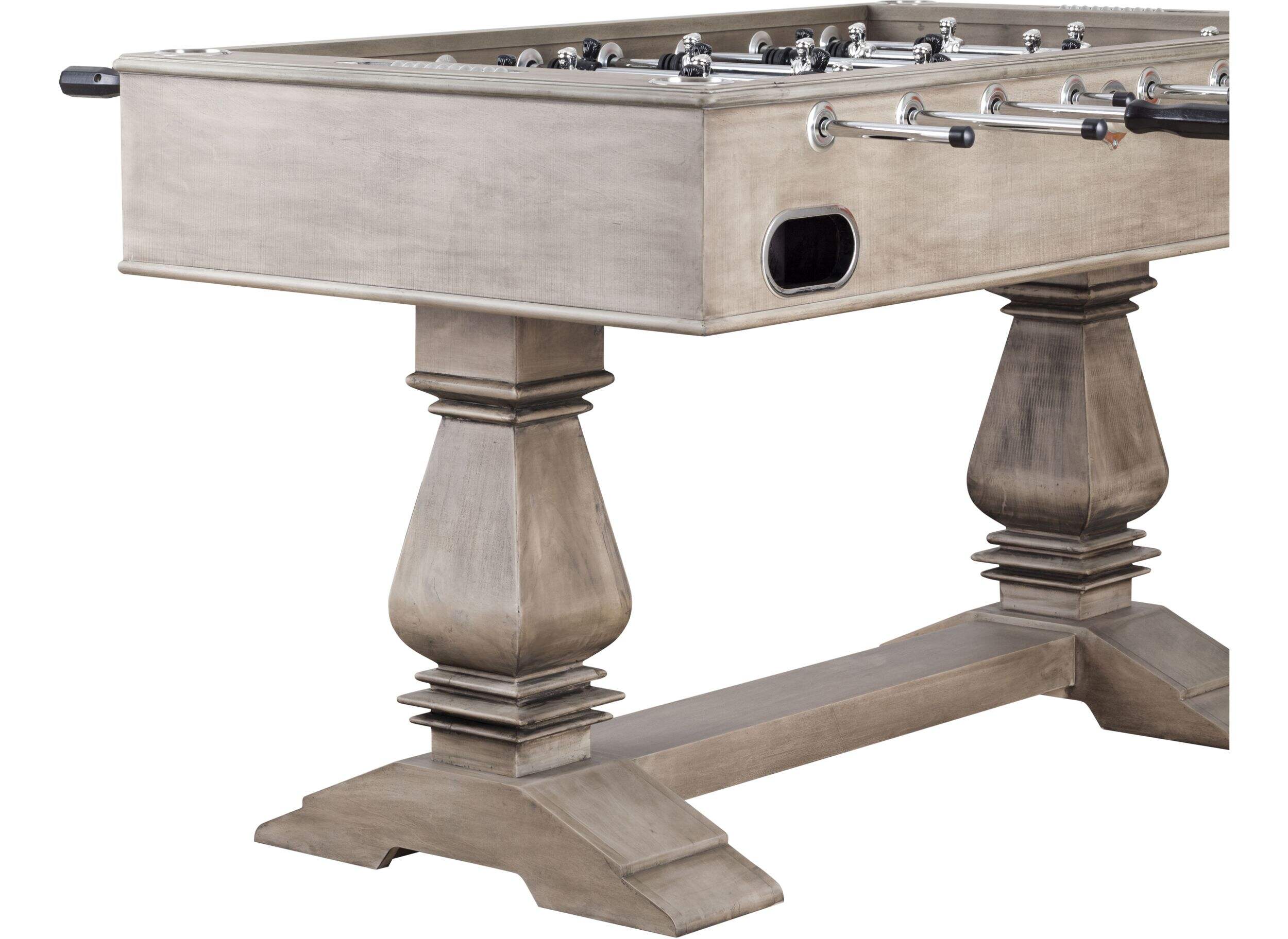 Hathaway Montecito Foosball Soccer Game Table, Driftwood Finish, 55-in Front_Angled_Left