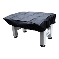 Hathaway Highlander Outdoor Foosball Soccer Game Table w/ Waterproof Surface, White, 55-in Front_Angled_Right