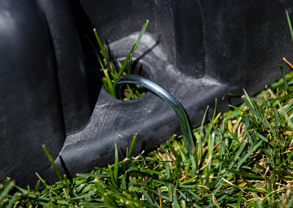 Hathaway Portable WeatherResistant Tetherball Set w/ Base, Cord, Ball