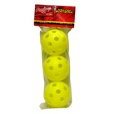 Balles molles d'entraînement Rawlings, 12 po, paq. 3 Front_Flat