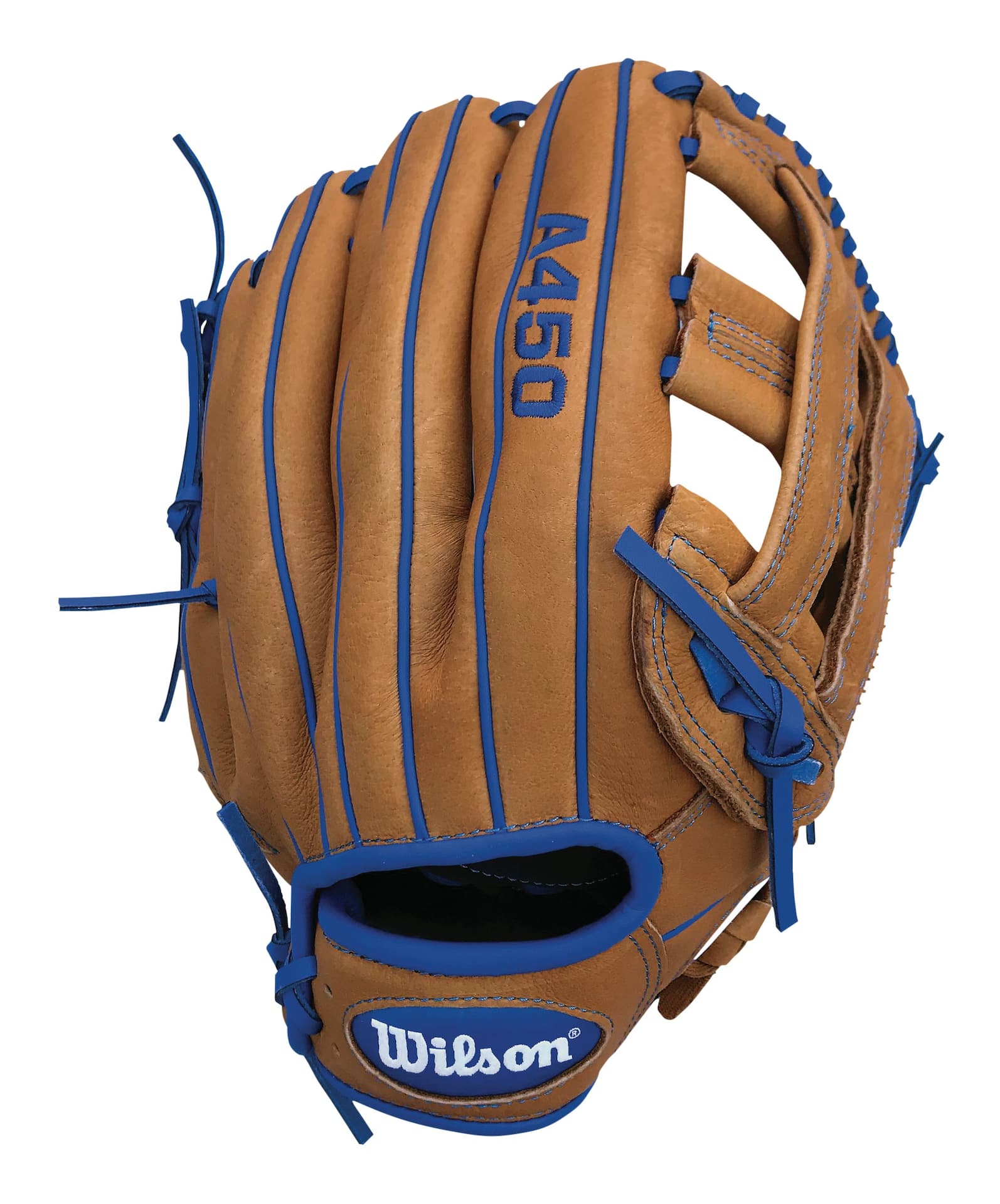 Wilson A450 Baseball Glove, Regular, Blue/Tan, 12-in | Canadian Tire